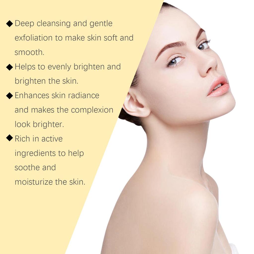 HOYGI Turmeric Collagen Peel-Off Mask - Gentle Cleanse, Moisturize, Nourish & Smooth Facial Skin
