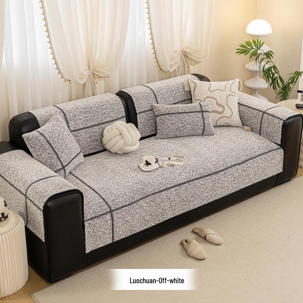Universal Non-slip Leather Sofa Cushion Cover - All-Season, High-End Feel