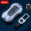 Apply To Mercedes-benz Key Case Car Metal Protection Cover E300L C260L GLC A200 C200 GLA GLB GLS Modified Decorative Accessories