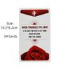 10,3*6 cm The Love Angels Oracle Cards - Romance Deck pro duševní lásku a romantický vztah čtení 54 ks karet