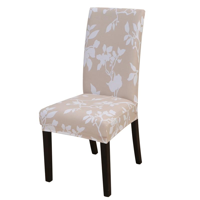 Big Elastic Dinner Chair Cover Stretch Printed Seat Chair Covers Slipcovers For Home Party Dining Room Office El Banquet 1Pc