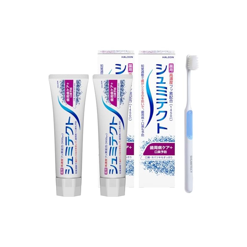 [Quasi-drug] Sensodyne Periodontal Care + Bad Breath Prevention Toothpaste, Sensitive Teeth Care, High Concentration Fluoride (1450ppm) 2 Tubes +