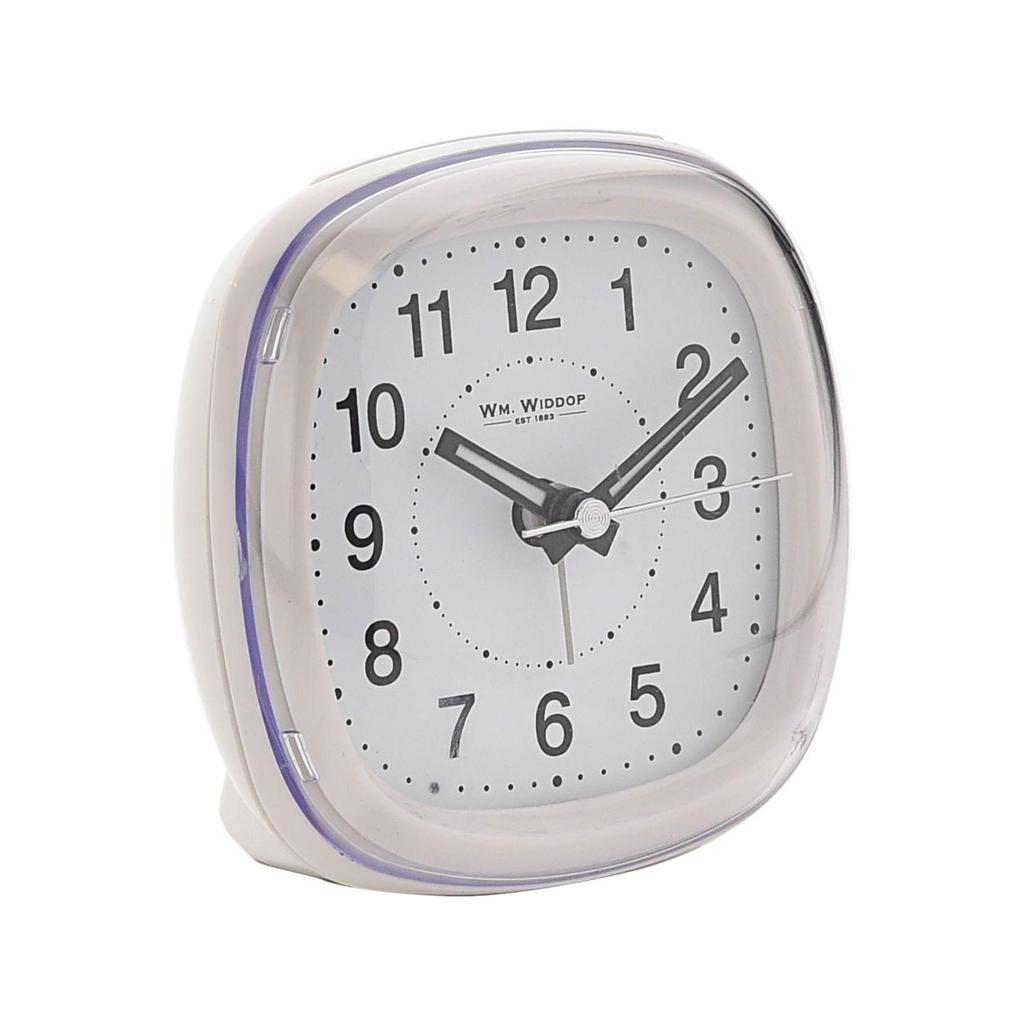 Hometime Budík Kopulovité sklo Tichý chod Snooze Světlo - Slonová kost