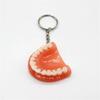 Gift Upper Jaw Simulation Teeth Shape Teeth Pendant Teeth Keyring Denture Key Chain Tooth Key Chain