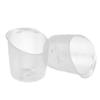 2Pcs Baby Measuring Cups Odorless Transparent Plastic Medicine Cup with Scale for Infant