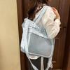Pain bag casual women's bag original large-capacity handbag Japanese girl manga student versatile transparent bar bag