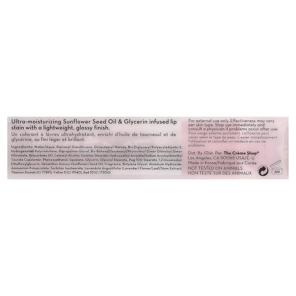 The Creme Shop, Glossy 12 HR + Lip Stain, Teddy, 5.5g (0.194oz)