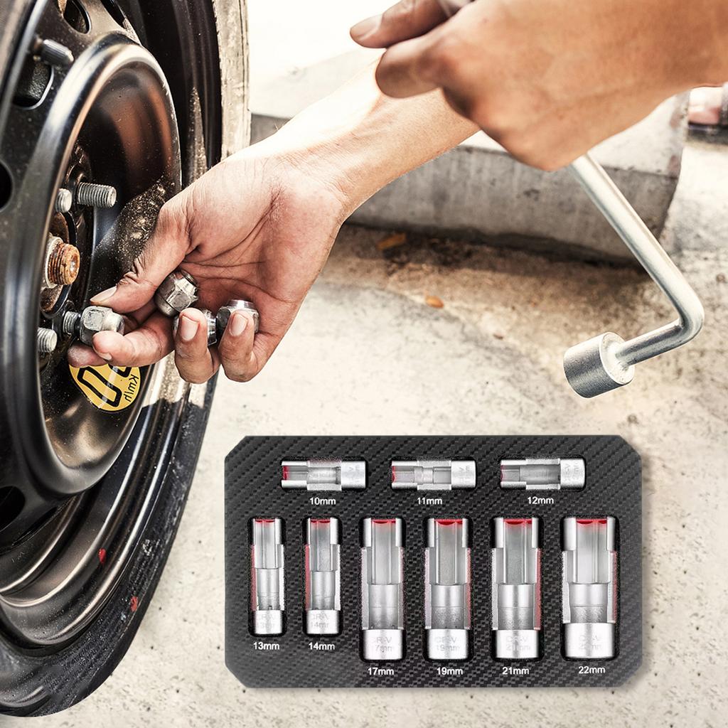 9Pcs Oil Pressure Sending Unit Removal Kit Oxygen Sensor Wrench Removal Tool Oxygen Sensor Removal Socket Tool for Vehicle