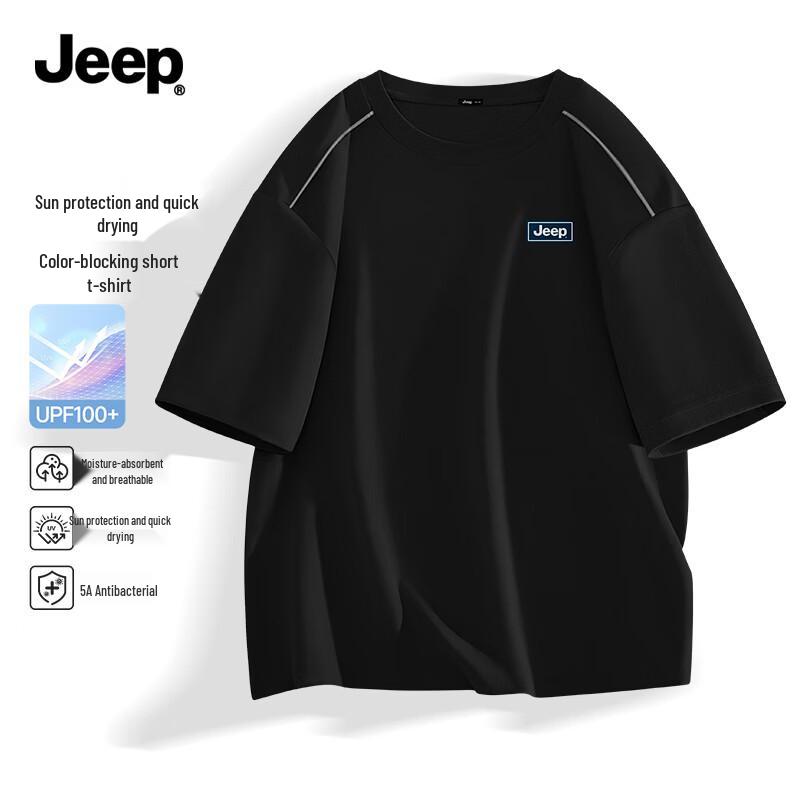 

JEEP Men s Casual Quick-Dry Short Sleeve T-Shirt 2XL
