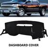 OEMASSIVE Tapete para Painel Capa para Painel Capa Protetora Solar Tapete para Chevrolet Silverado 1500 2007 - 2013 2 Porta-luvas