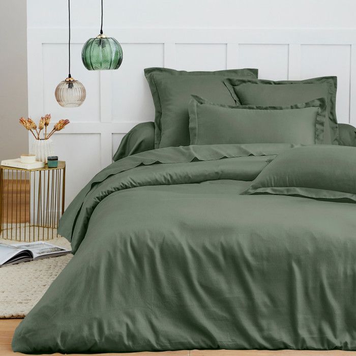 Housse de couette 260 x 240 cm "Prémium" pour lit 2 places King Size - Prémium Romarin