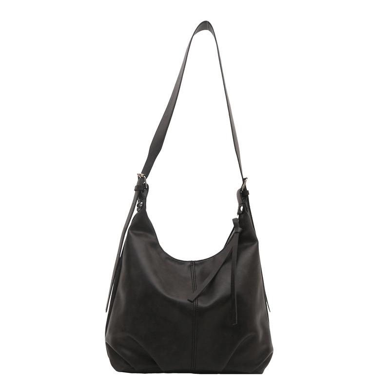 Fashionable Minimalist Shoulder Tote Bag Stylish Large Capacity Handbag In Black Brown And Coffee For Everyday Use
