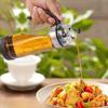 450/550ml Borosilicate Glass Oil Bottle Easy Refill Automatic Cap Lid Kitchen Oil Dispenser with Handle Glass Container