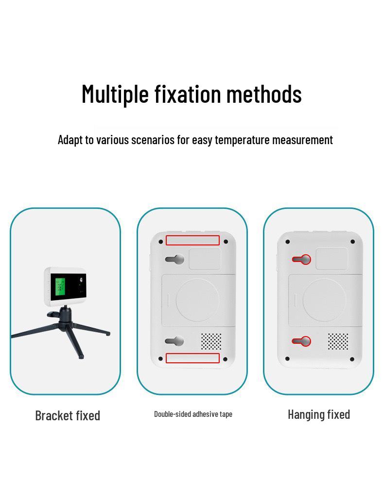 Multifunctional Smart Doorbell with Thermometer, Disinfection, and Eight-Language Voice for Supermarkets