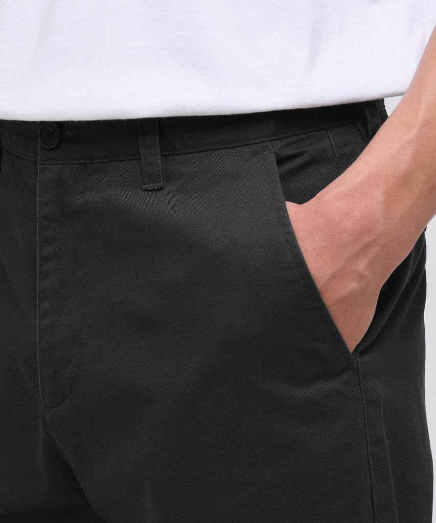 MUSINSA STANDARD Wide Chino Pants [Black]