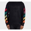 Arrows Print Brushed-effect Jumper OMHA036E20KNI0011087