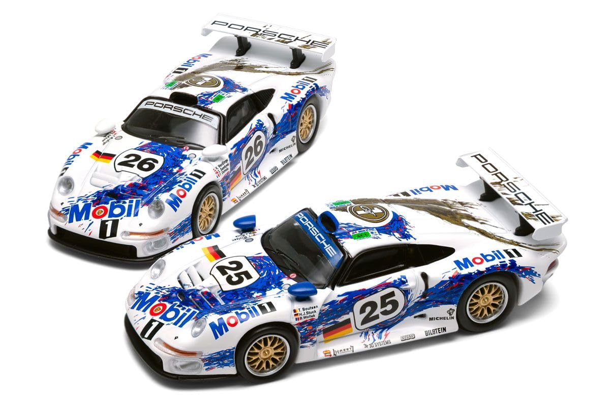 

Tiny x Sparky Scale Porsche 911 GT1 24h Le Mans 1996 of 1/64 #25 & #26 (Set 2)