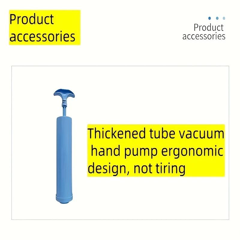 1 stuks Handmatige Vacuüm Compressiepomp - Kleding Opbergpomp, voor Reizen en Opslag - Geen Elektriciteit Nodig Om Ruimte te Besparen
