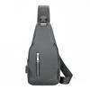 Hufeng Multifunctional USB Crossbody Chest Bag