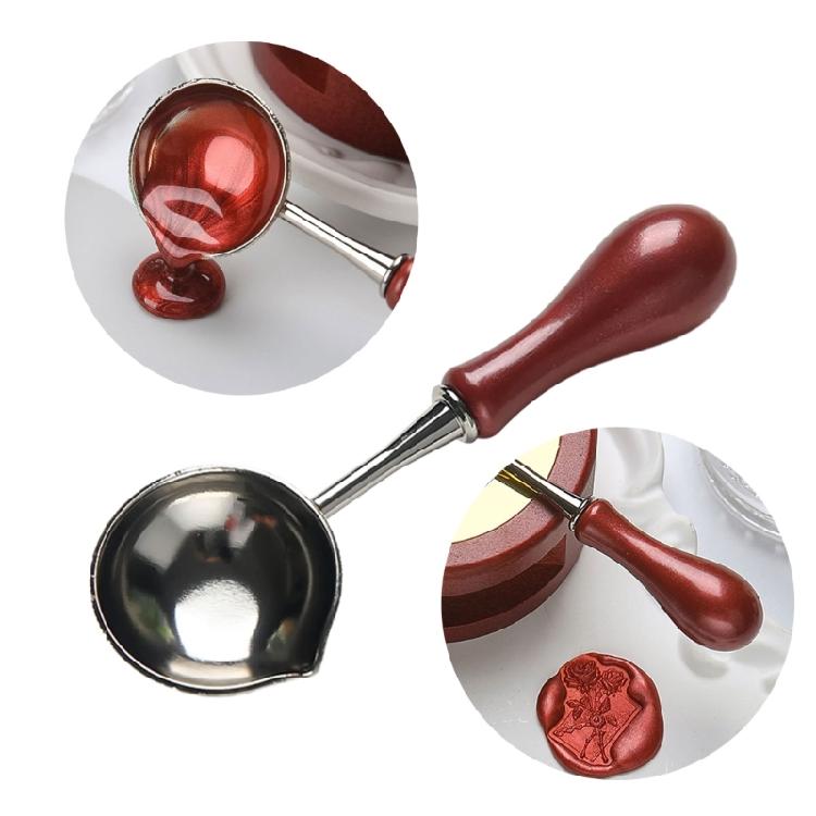10 Pcs/Set Wax Sealing Melting Spoon Wax Seal Spoon Sealing Stamp Melting Spoon for Wax Seal Stamp Envelope