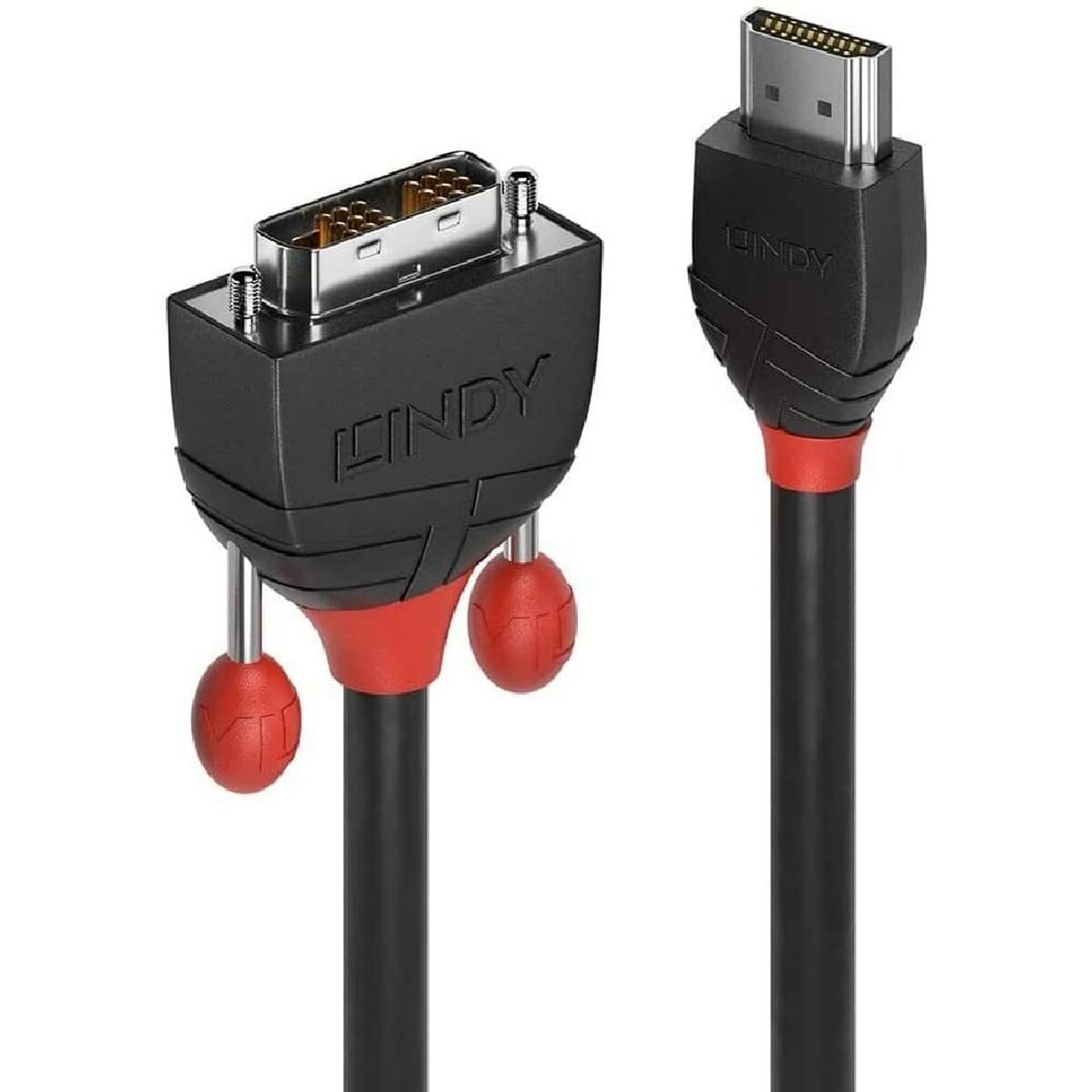 

Кабель HDMI-DVI LINDY 36271 Черный, 1 м