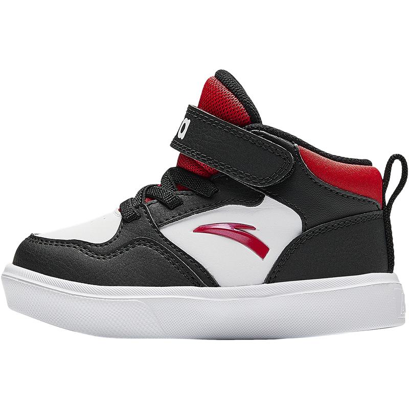 

Anta Детская модная универсальная теплая водонепроницаемая обувь для ходьбы с высоким верхом, обувь для малышей, белая, черная, красная A12440081-2 22