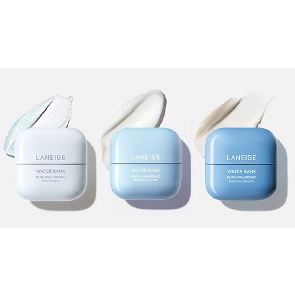 LANEIGE Water Bank Blue Hyaluronic Intensive Cream 50ml – Intensive Hydration, Dry Skin Repair, Barrier Strengthening, Korean