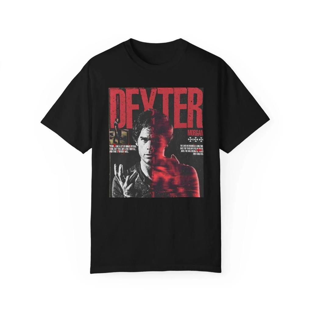 Dexter Morgan Harry's Code Vintage T-shirts Men's Women Clothing Casual Oversized T Shirts Fashion Gothic Cotton T-shirt