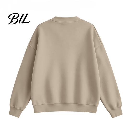 Giacca Casual Autunno Inverno Donna Cardigan con Bottoni Scollo a V, Felpa Oversize Monocolore con Cardigan Scollo a V Doppia Tasca, Manica Lunga