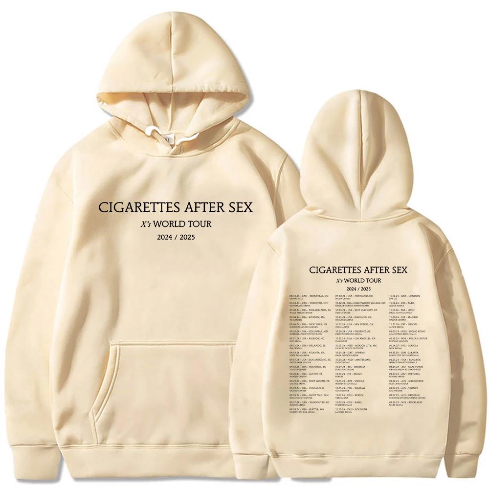 Cigarettes After Sex Welttournee Hoodie Damen Herren Pullover Sweatshirt Sudadera Harajuku Oberteile