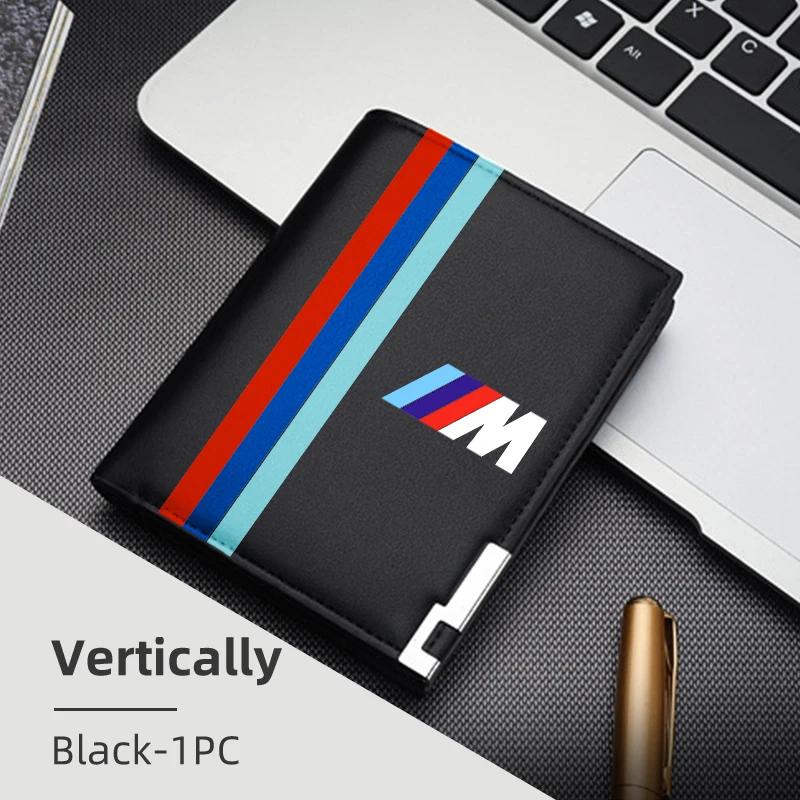 Car Sticker 2025 Hot Fashion Car Men Short Wallet Edge Business Multi-card Slot For BMW E70 E91 E30 G30 E53 M3 M5 X6 X4 X7 E92 E