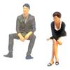 Resin Painted Figures Tiny People Toys, Simulation Miniature Toy , People Figurines for Diorama, Dollhouse Miniature Scene