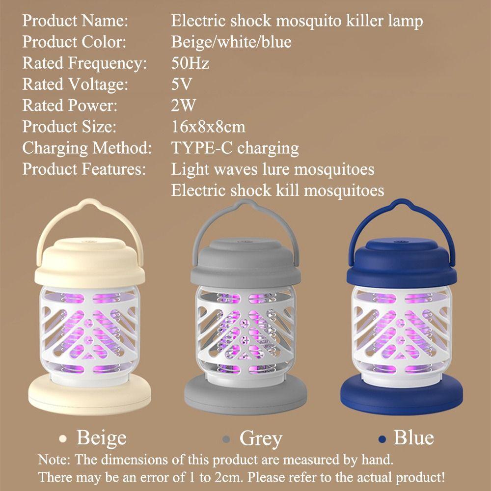 Anti Mosquito Mosquito Lamp Safety Fly Mosquito Trap Pest Control Lamp Camping Light