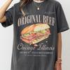 Original Beef of Chicagoland T-Shirt: Retro Italienisches Rindfleisch Sandwich Grafik T-Shirt