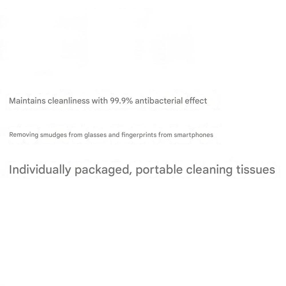 24-pack of Portable Lens Cleaning Tissues (12 X 14 Cm, 4.72" X 5.51")
