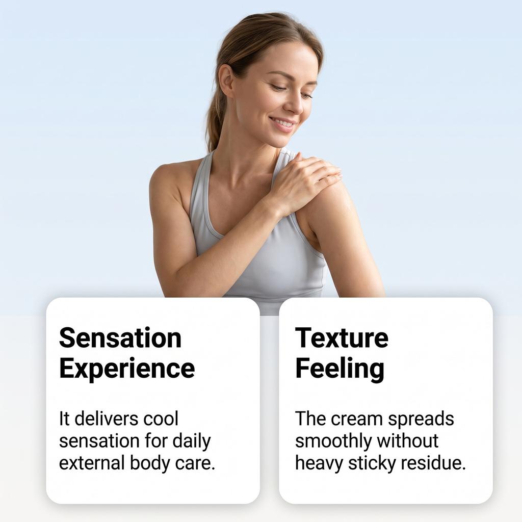 Joint Cooling Relief Cream, Refreshing Skin Feel, Smooth Easy To Spread, Topical Cream For Sports Sedentary Use 120g Cooling Joint Care Cream