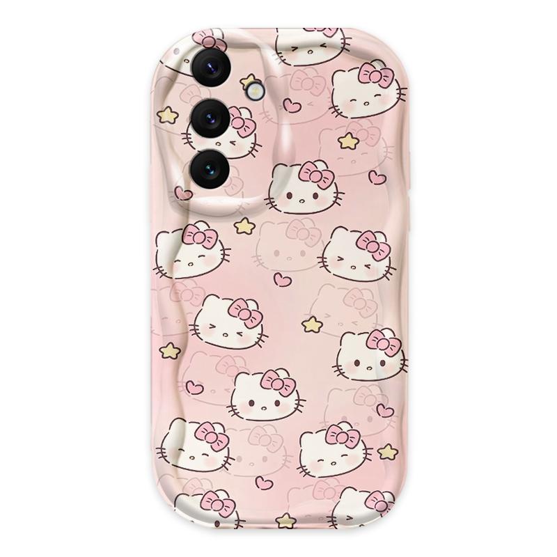 Cartoon Hello Kitty Case for Samsung Galaxy A16 A06 A55 A35 A25 A15 A05 A05S A54 A34 A24 A14 A73 A53 A33 A23 A13 A52 A32 A22