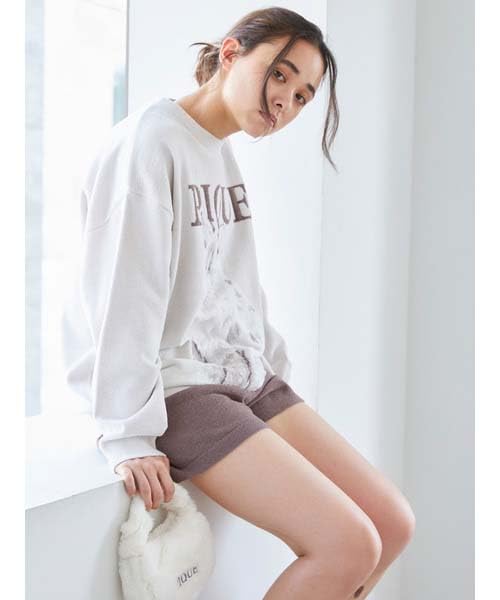 Gelato Pique CAT JQD Pullover PWNT244065 BEG Free Size Women's