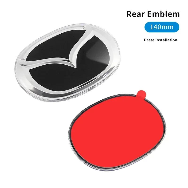 Emblemă Logo Capotă Față 104mm 140mm Insignă Portbagaj Spate Mașină Pentru Mazda 3 6 Atenza Axela Demio CX3 CX5 MP MS RX8 Accesorii Autocolante