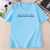 Just A Girl Who Loves Her Doodle T Shirt Doodle Mom Dog Breed Tshirt Casual Round NeckTrendy Unisexs Tshirt