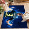 Inter Milan Player Action Area Rug Perfect for Hallway Playrooms Game Room Kitchen Antislip Carpet Office home decor Wedding Party Gift