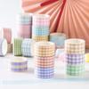 Jilü Washi Tape Set: Fresh Plaid Series for Planners, Diaries, Albums, and DIY Decor.