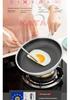 316L Stainless Steel Frying Pan for Home Use, Flat Bottom, Non-Coated, Ideal for Steak and Fried Eggs, Compatible with Induction and Gas Stoves
