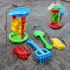 Popular Large Plastic Beach Toy Car Sandglass Set for Kids - Perfect for Sand and Water Play, Bath Time, and Recreation.