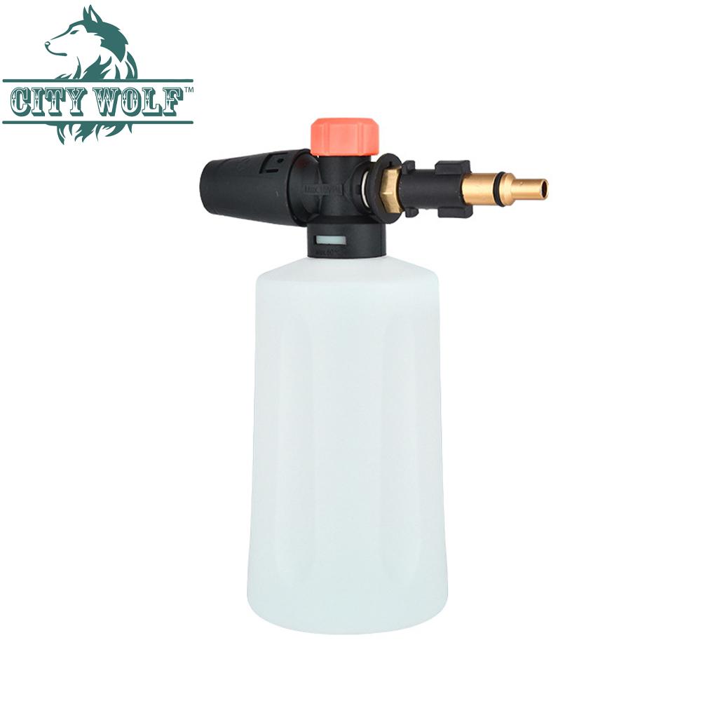 High Pressure Washer Fan Shape Nozzle Snow Foam Nozzle for All Kinds of Car Washers Car Cleaning Accessory Deck Foam Bottle