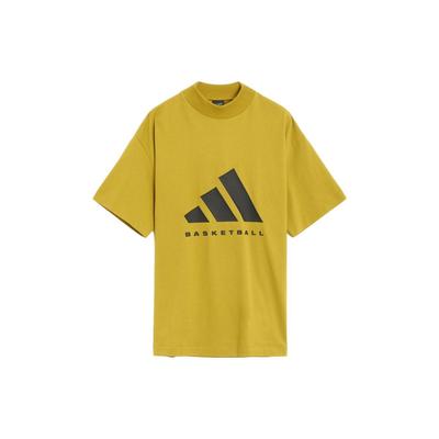 SS23 Chapter 03 Knit Crew Neck T-Shirt With Brand Logo Print Unisex Tops Olive-Green IR8490