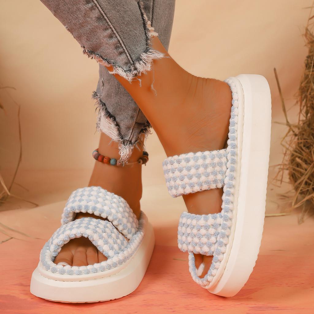 Women Slippers 2024 Summer Fashion Open Toe Flip Flops Sandals Flats Shoes Low Heels Slippers Slides Women Pantuflas De Mujer