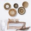 Creative Rattan Wall Decoration Round Wall Hanging Ornaments Handmade Vine Weaving Outdoor Decor Room Decoration Accessories