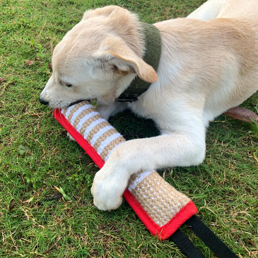 Burlap Dog Bite Stick - Training, Chewing, and Fetching Toy