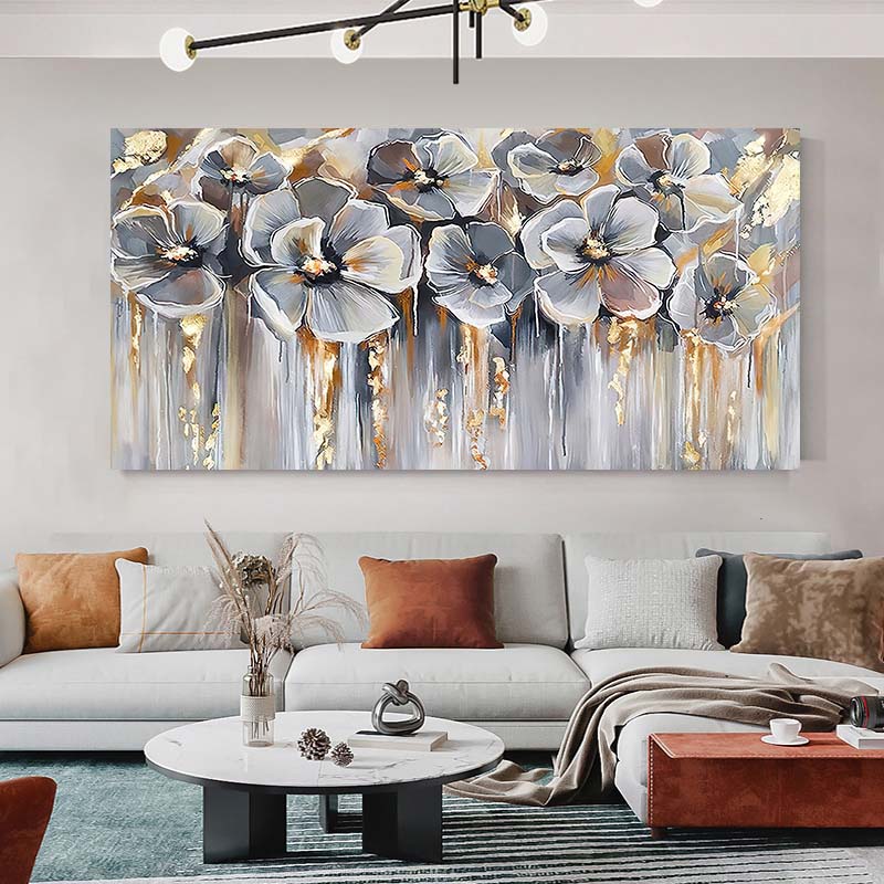 Abstract Flower Landscape Canvas Painting Art Wall Art Picture Posters and Prints Wall Painting Living Room Home Decoration